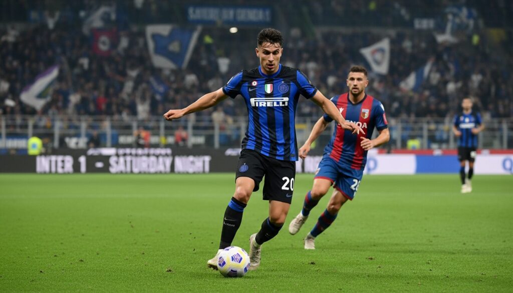 inter milan affronte genoa ce samedi au san siro avec la star turque prête à briller lors de ce match crucial. suivez toutes les actions et analyses en direct.