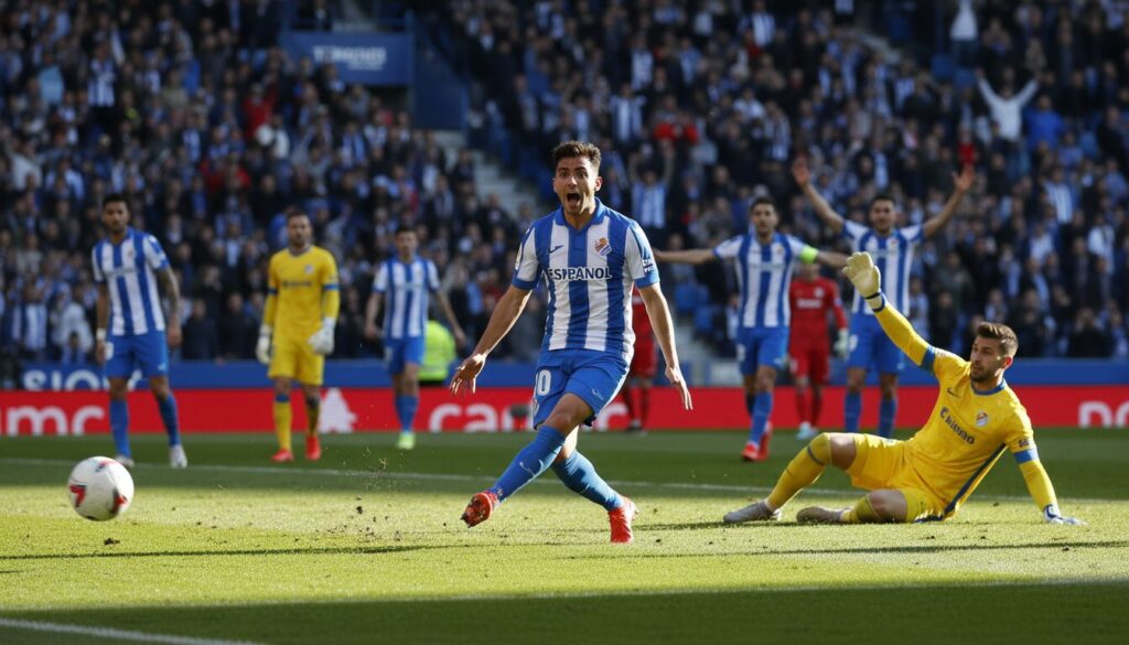 l’espanyol échoue à tenir la pression lors du match contre oviedo, prolongeant ainsi sa série de matchs sans victoire.