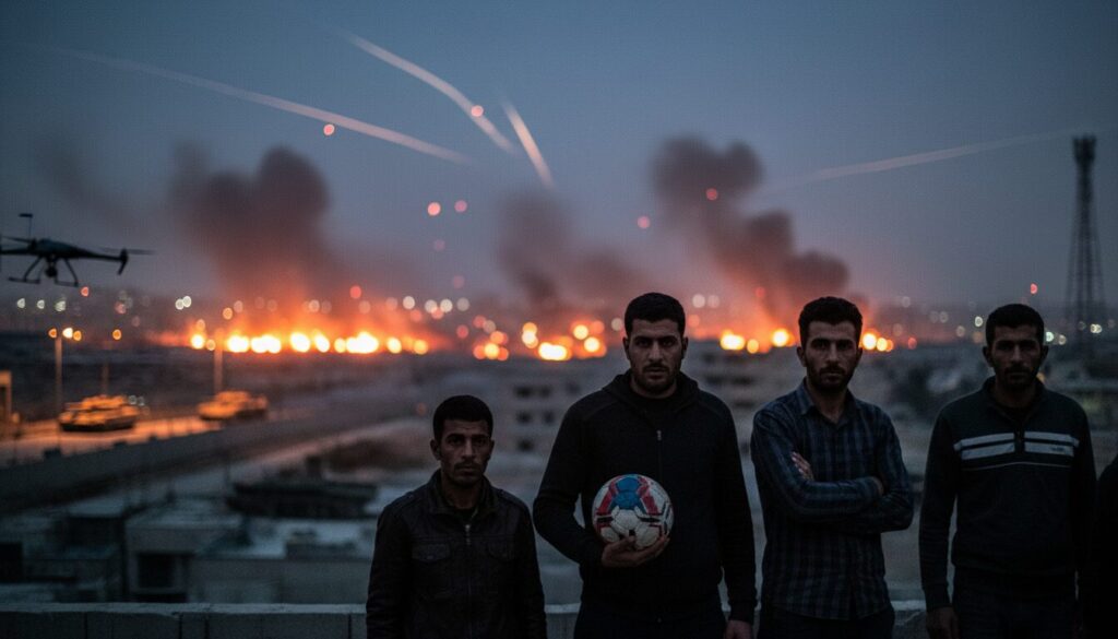 découvrez comment les récents bombardements au moyen-orient menacent la tenue de la « petite » coupe du monde, entraînant des inquiétudes sur son avenir.