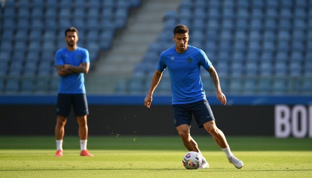 suivez les progrès quotidiens de la star de l’inter milan et de l’équipe d’argentine, tandis que le capitaine se prépare pour les prochains défis.