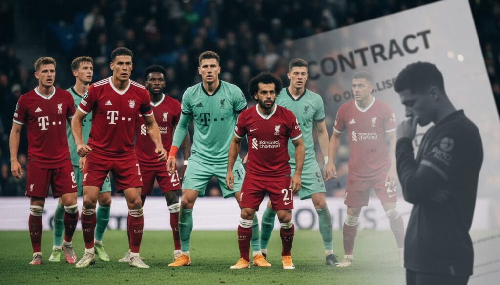 le bayern munich reste vigilant face à liverpool en match crucial, tandis que la situation contractuelle de michael olise devient de plus en plus critique, suscitant inquiétudes et spéculations.