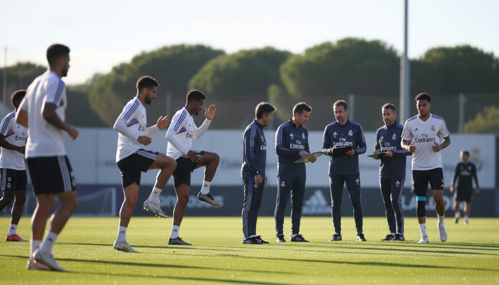 le real madrid peaufine ses préparatifs pour affronter elche, avec le défenseur militão qui se rapproche d'un retour attendu pour renforcer l'équipe.