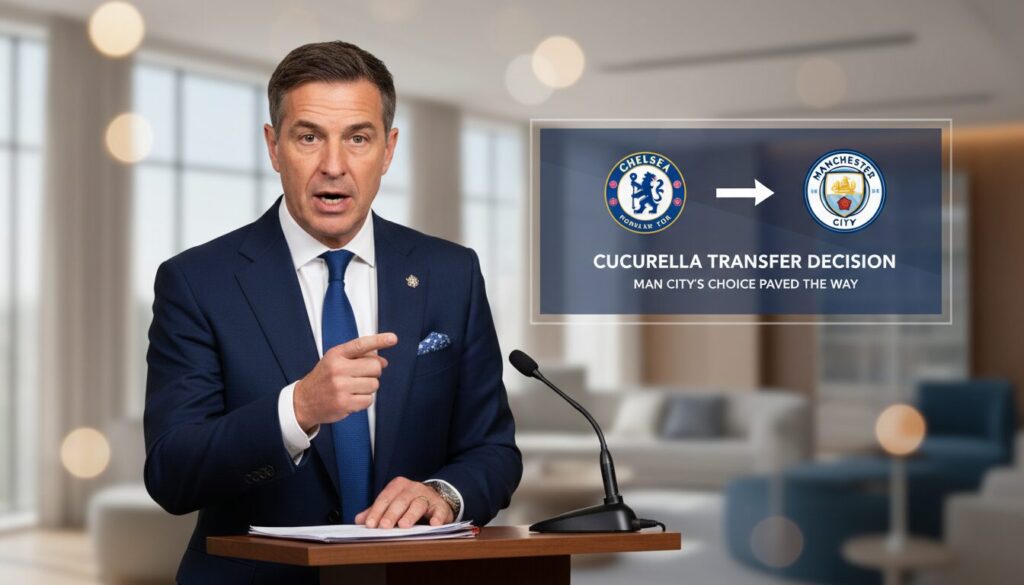découvrez la révélation du copropriétaire de chelsea sur la décision clé de manchester city qui a mené au transfert de marc cucurella, un mouvement important sur le marché des transferts.