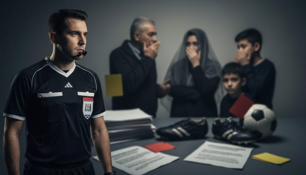 découvrez les révélations sur les secrets familiaux, les rectifications judiciaires, les licenciements et le passé complexe dans l'affaire de l'agression d'un arbitre sans condamnation.