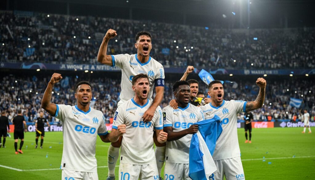 ligue 1 : l'om s'impose brillamment à toulouse, marquant une victoire éclatante et une revanche mémorable.
