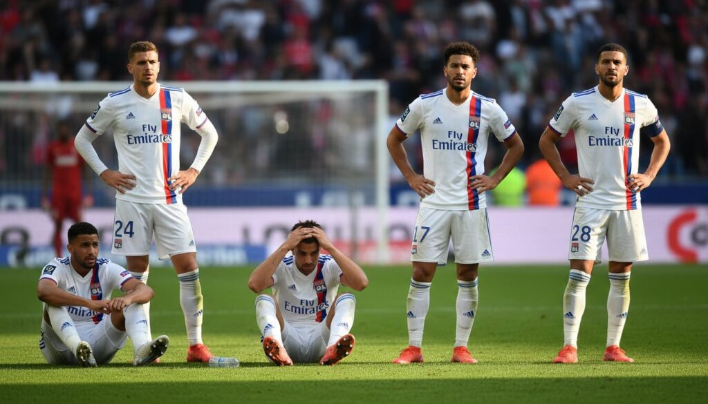 ligue 1 : l’olympique lyonnais en difficulté après un nouveau match nul face à strasbourg, une équipe en quête de réponses pour relancer sa saison.