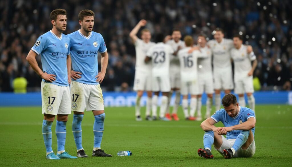 découvrez l'évaluation détaillée des joueurs de manchester city après leur défaite 0-3 face au real madrid, une performance marquée par la domination claire des madrilènes.