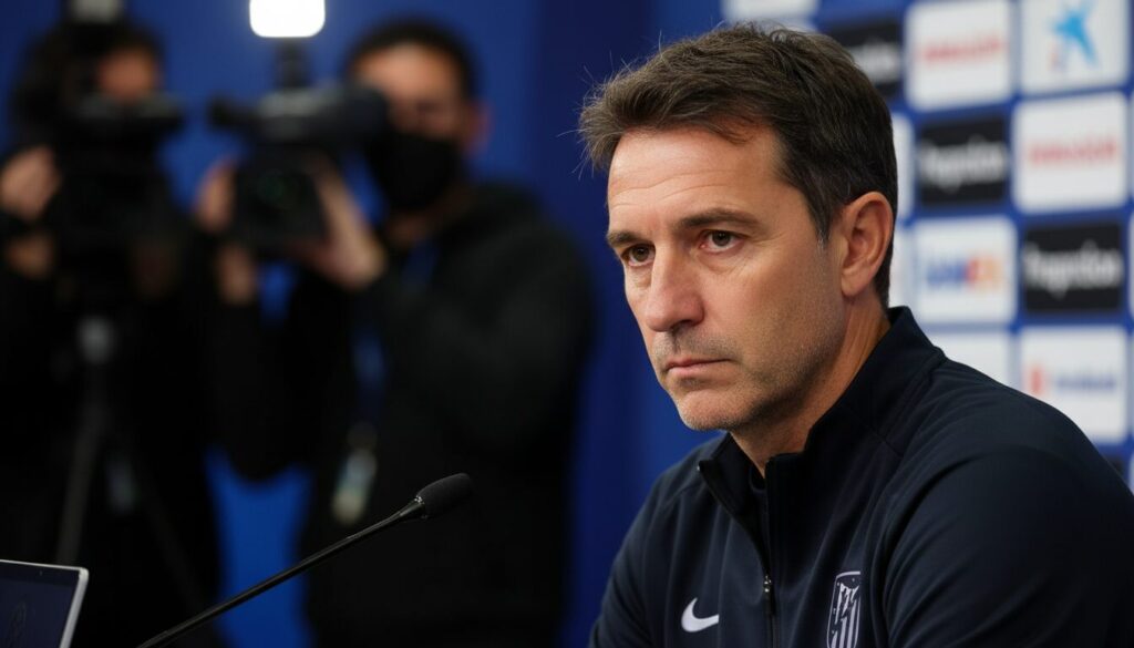 matarazzo exprime sa déception envers la performance de son équipe après la défaite face à l'atlético, reconnaissant la valeur de la victoire adverse.