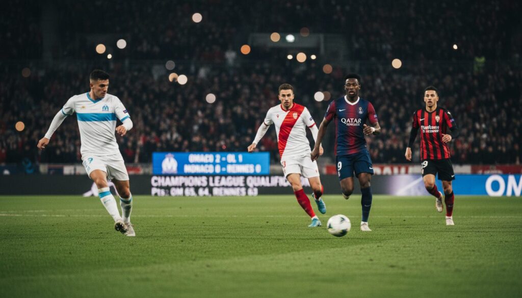 découvrez le nombre de points nécessaires pour que l'om, l'ol, monaco et le stade rennais décrochent une place en ligue des champions cette saison.