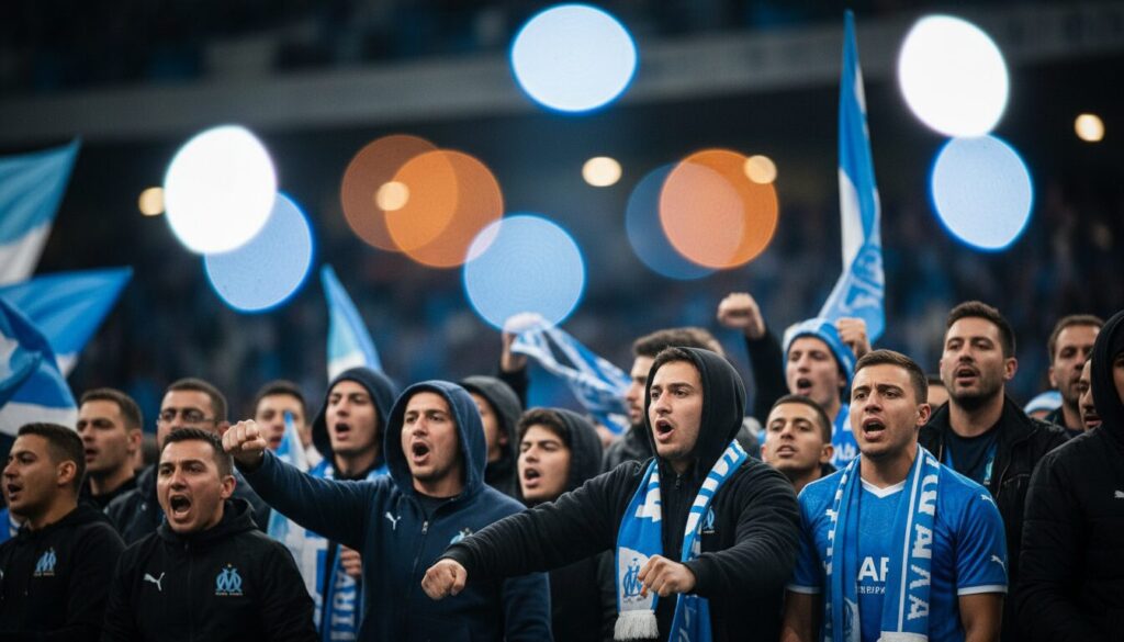 om-ol : à la mi-temps, les supporters marseillais expriment leur colère lors du match opposant l’olympique de marseille à l’olympique lyonnais.