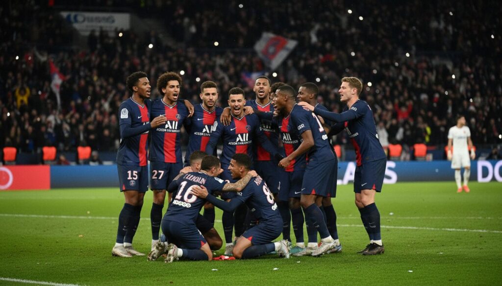 découvrez comment le psg a fait preuve d'une solidarité remarquable et d'une performance exemplaire lors d'une soirée déterminante pour l'équipe.