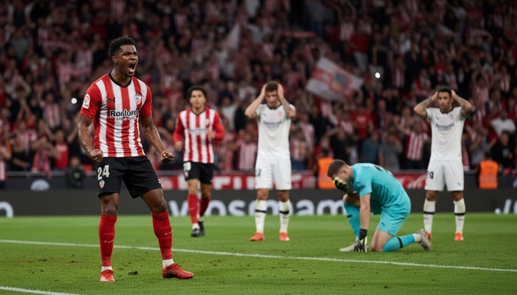 ramazani triomphe lors de la séance de penalties face à valencia, prenant ainsi sa revanche décisive.