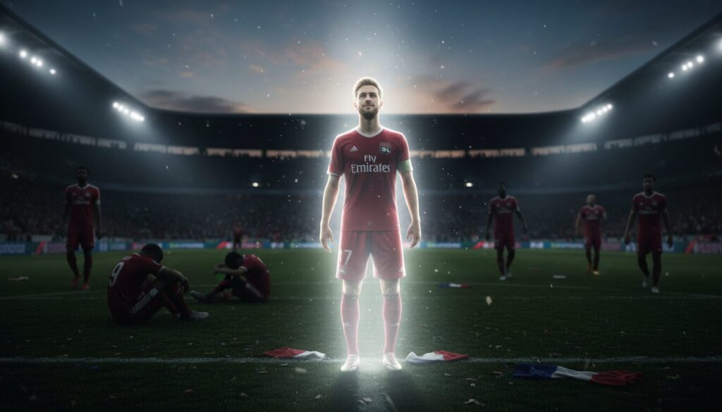 découvrez comment rémi himbert est devenu le rayon de lumière de l'ol malgré la défaite en coupe de france, grâce à ses performances exceptionnelles et son esprit combatif.