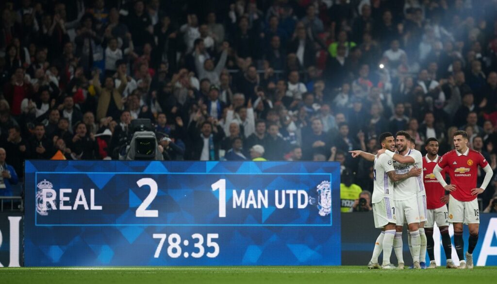 suivez les scores en direct de la ligue des champions avec les dernières mises à jour, incluant l'absence de kylian mbappé face à manchester lors du match du real madrid.