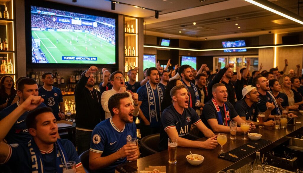 vivez une soirée exceptionnelle au mazette avec la retransmission en direct du match chelsea – paris sg, mardi 17 mars dès 18h, organisée par so foot.