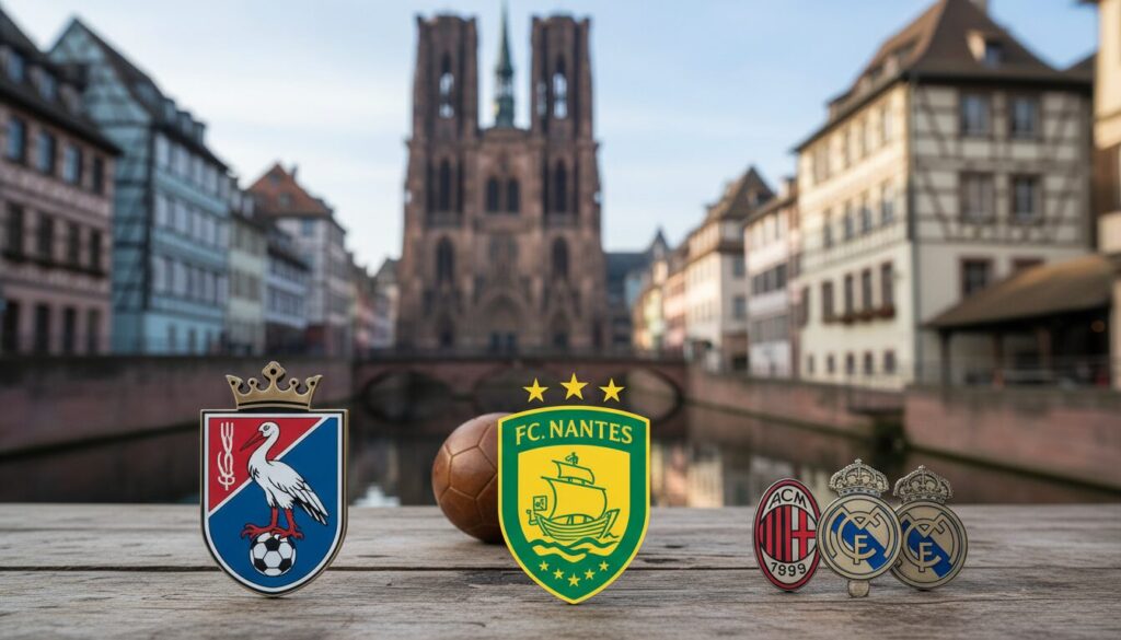 découvrez strasbourg, le berceau d'antoine kombouaré, un club unique aux côtés de nantes et d'autres légendes du football français.