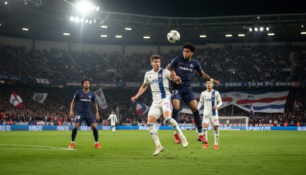 suivez en direct le match lyon vs paris fc et vivez le duel au sommet avec les dernières actions, scores et analyses en temps réel.