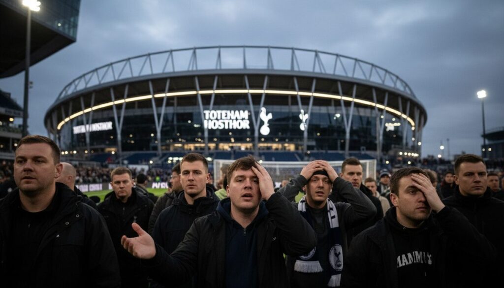tottenham sanctionné par une amende en raison des comportements racistes et discriminatoires de certains supporters lors des récents événements.