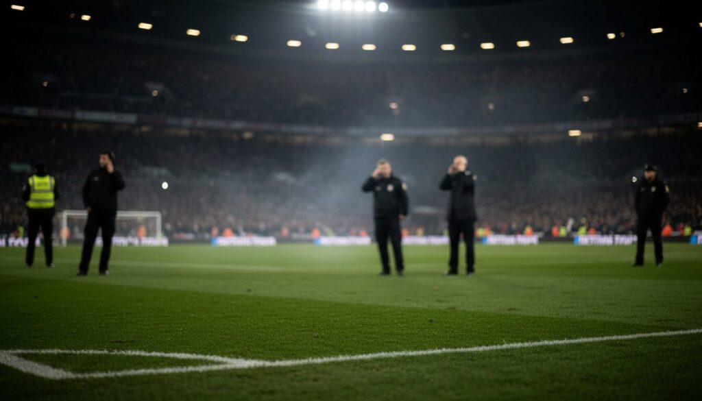 un club de football appartenant à une superstar est sanctionné en raison d'une odeur de cannabis détectée dans son stade, suscitant controverse et sanctions.