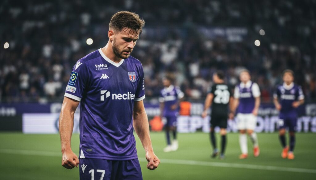 découvrez les conséquences pour donnum, joueur toulousain, suite aux accusations de racisme liées à son geste controversé en fin de match.