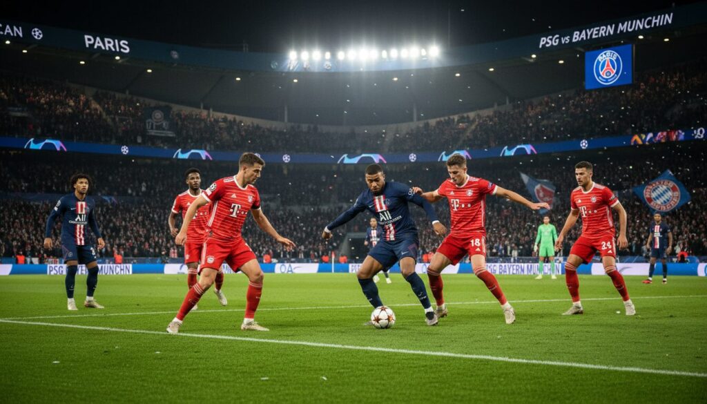 découvrez une analyse tactique approfondie du choc psg-bayern, un affrontement épique qui révolutionne les stratégies du football moderne.