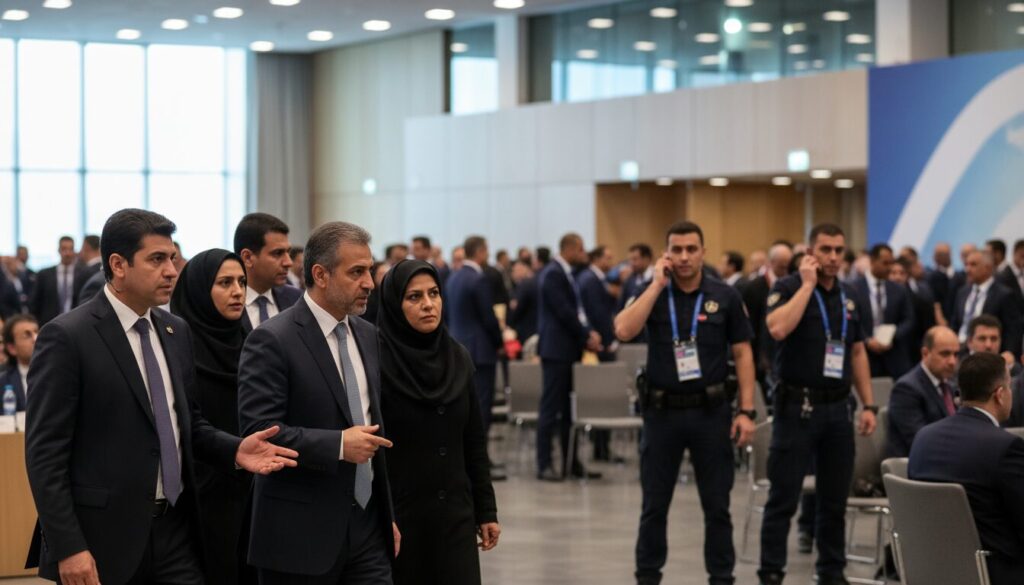 lors du congrès de la fifa, l’équipe d'iran se retire en signe de protestation après des insultes proférées par la police, suscitant une vive controverse.