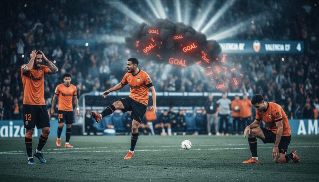 valence souffre d'un problème majeur avec ses remplaçants, étant l'équipe de liga la plus touchée par les buts concédés. analyse des causes et conséquences de ce fléau.