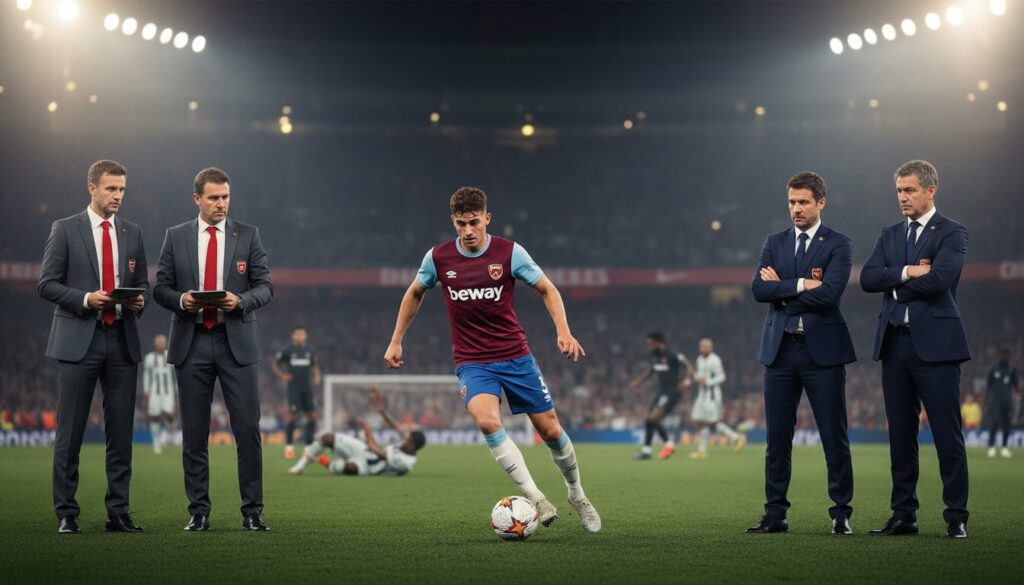 arsenal et le psg s'intéressent vivement à une jeune pépite de west ham, tandis que les clubs menacés de relégation livrent une lutte acharnée pour assurer leur maintien en ligue.