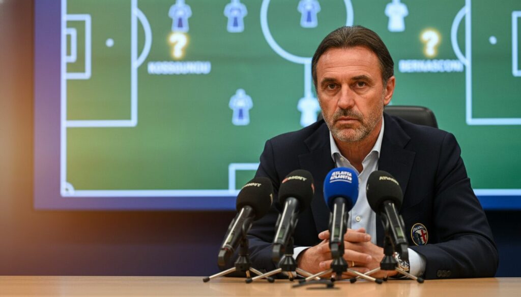 découvrez la liste des joueurs d'atalanta pour le match contre la fiorentina, avec les absences remarquées de kossounou et bernasconi.