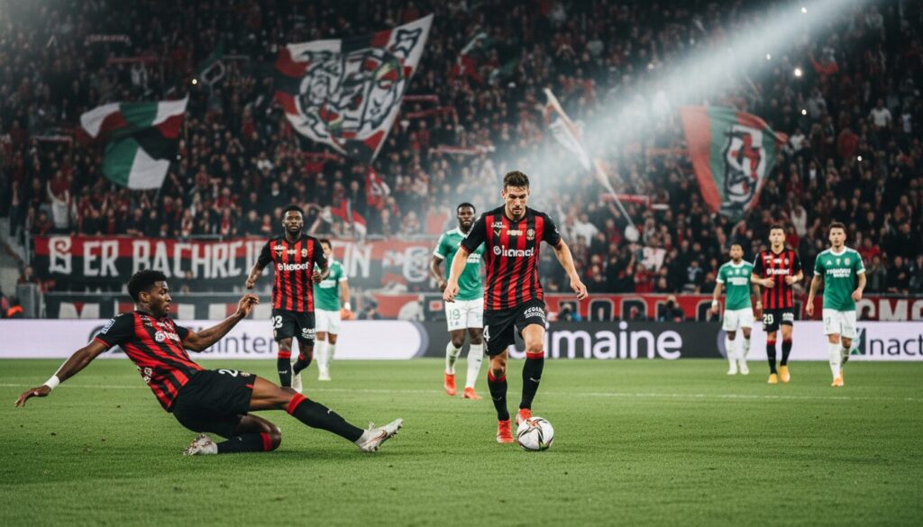 découvrez comment l'ogc nice réunit tous ses internationaux pour relever le défi décisif du barrage ligue 1/ligue 2 face à saint-étienne, une bataille cruciale pour la saison.