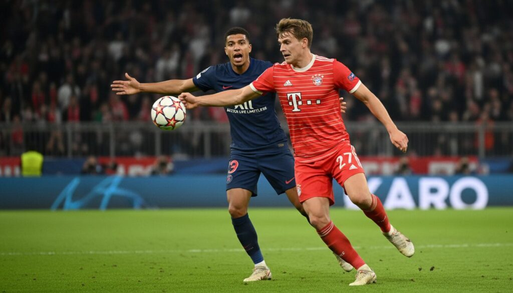 analyse détaillée de la main de laimer lors du match bayern-psg, survenue bien avant celle sanctionnée de nuno, pour mieux comprendre les décisions arbitrales.