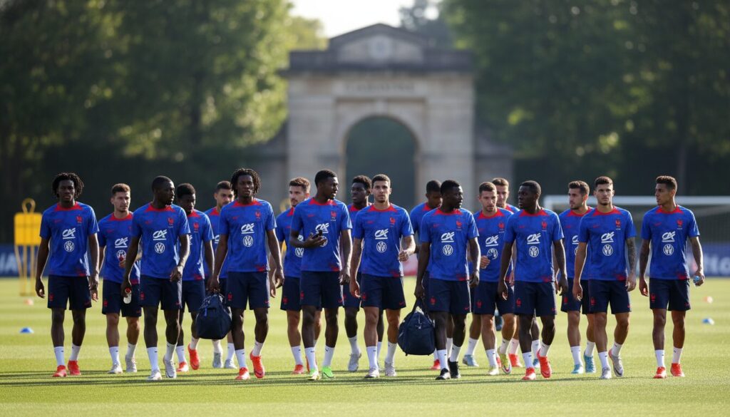 découvrez les 18 joueurs français convoqués à clairefontaine pour préparer la coupe du monde, avec toutes les informations sur leur sélection et le calendrier des entraînements.
