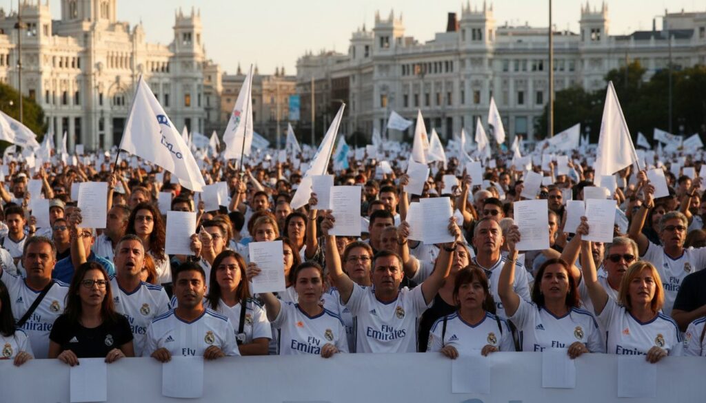 découvrez comment des millions de fans du real madrid s'unissent autour d'une pétition réclamant le départ immédiat d'une figure emblématique du club, témoignant de leur passion et impatience pour un changement crucial.