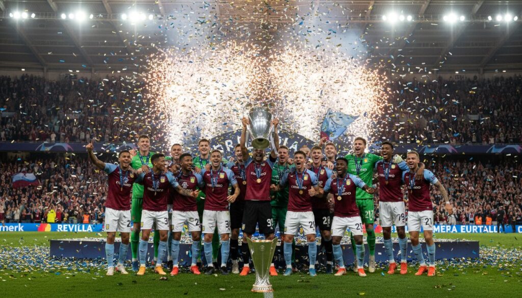 el villa a triomphé en ligue des champions et ambitionne maintenant de remporter la couronne en europa league, ajoutant ainsi une nouvelle page glorieuse à son histoire.