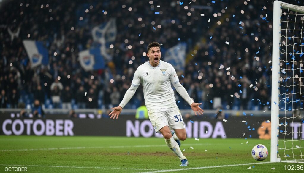 revivez l'exploit de cataldi du lazio qui a marqué un but décisif à la 102e minute 36 secondes en octobre dernier, un moment récompensé par le prestigieux prix renato cesarini.
