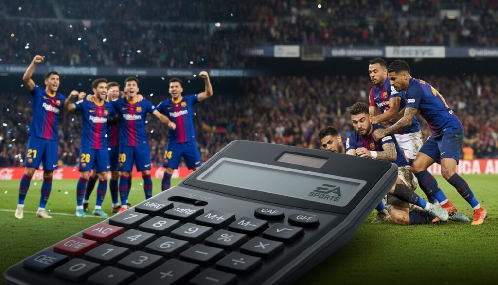 découvrez comment la calculatrice laliga ea sports analyse les chances du barça de décrocher le titre lors du clásico, tout en suivant l'intensification de la lutte pour le maintien en championnat.