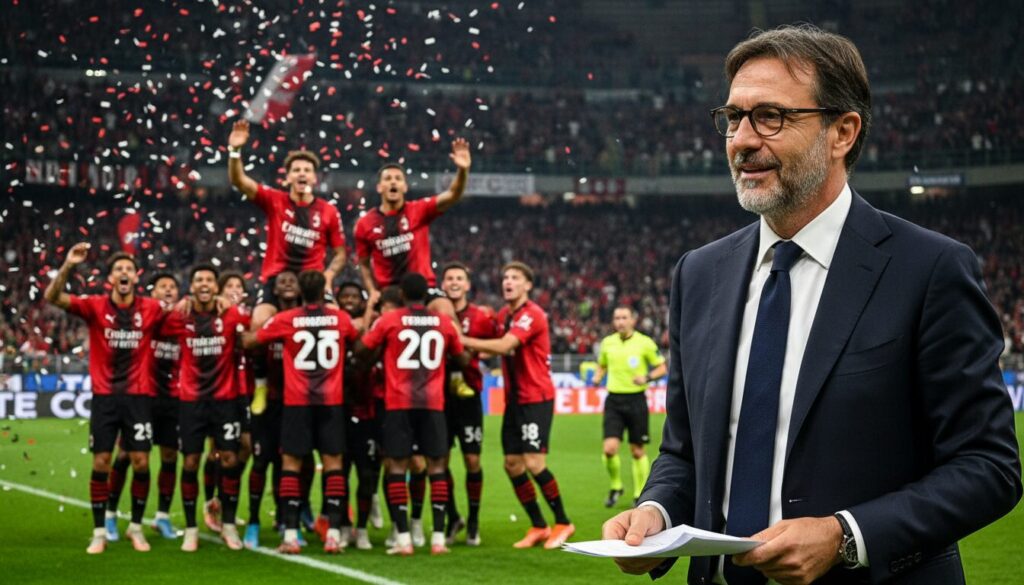 découvrez la journée étonnante de tare, négociateur clé, au cœur du succès triomphant du milan grâce à ses nouvelles recrues.