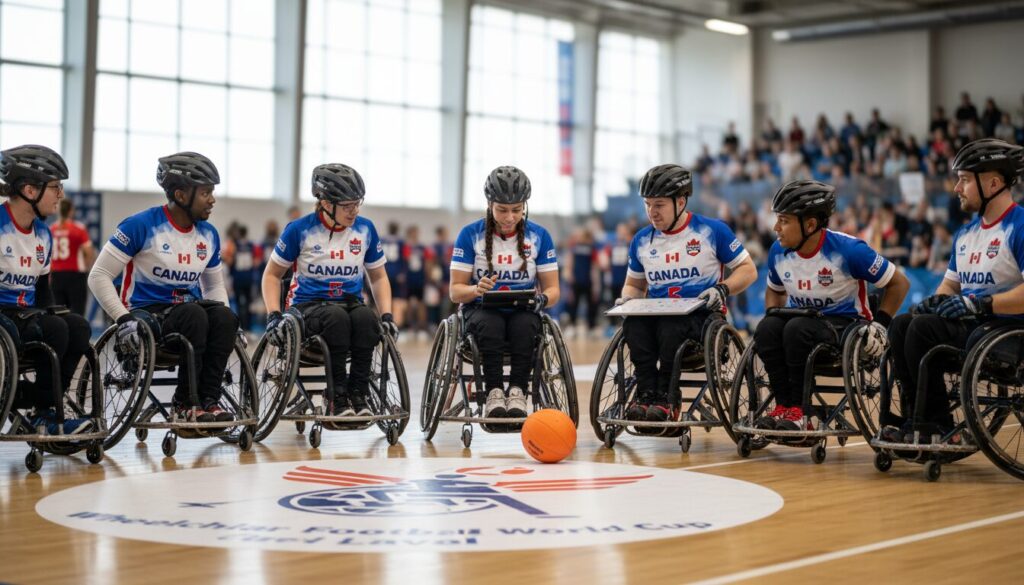 laval accueille les meilleurs joueurs de football fauteuil pour une préparation intensive en vue de la coupe du monde.