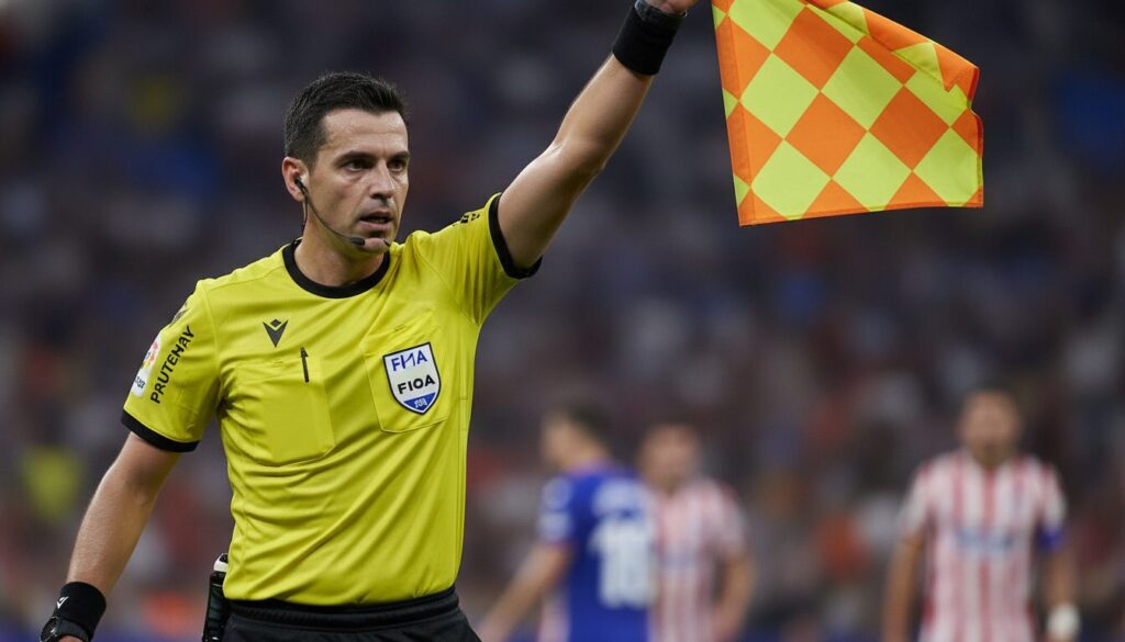 découvrez comment le cta a utilisé la vidéo de l'arbitre assistant lors du match valencia-atlético pour corriger un levé de drapeau prématuré.