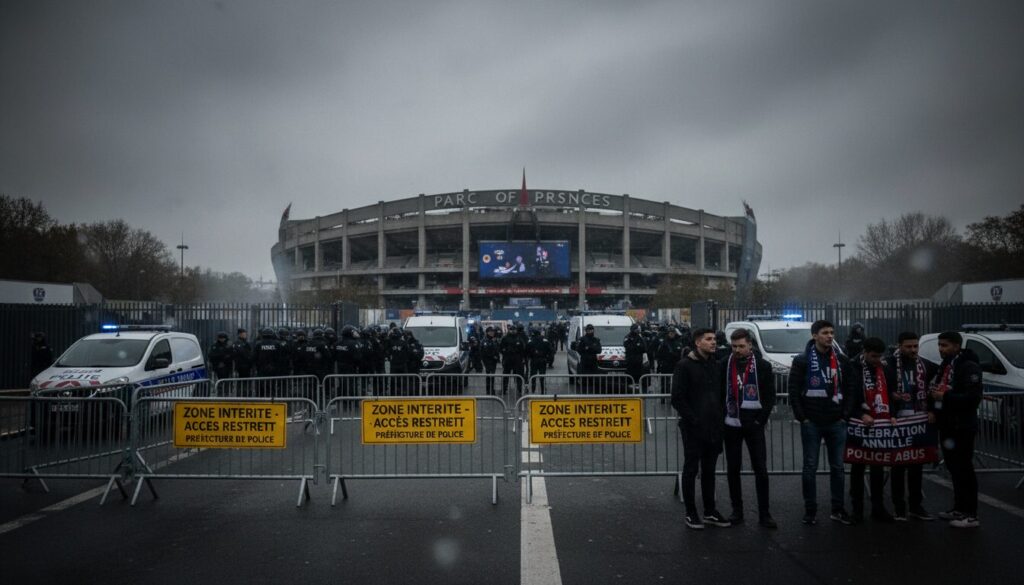 la préfecture de police interdit la cérémonie de célébration du titre du psg au parc des princes ce dimanche, annulant les festivités prévues.
