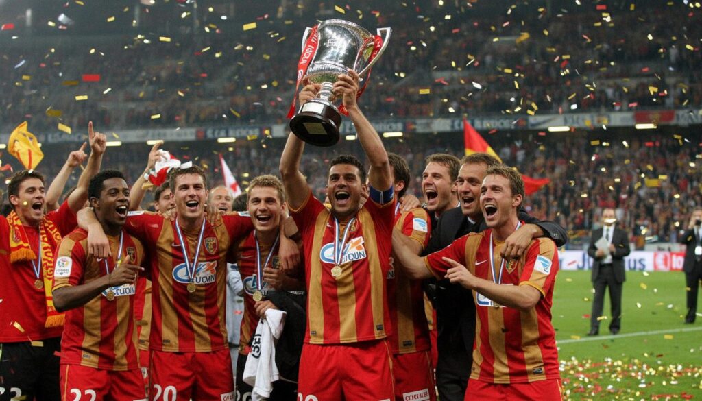 découvrez comment lens a remporté sa toute première coupe de france en triomphant à nice, une victoire historique qui marque un moment inoubliable pour le club.