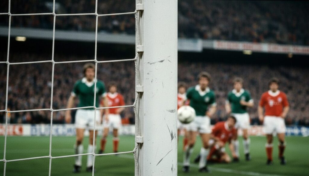 découvrez l'analyse détaillée par intelligence artificielle des occasions de l'as saint-étienne face au bayern munich lors de la finale mythique de 1976, mettant en lumière les performances et les moments clés du match.