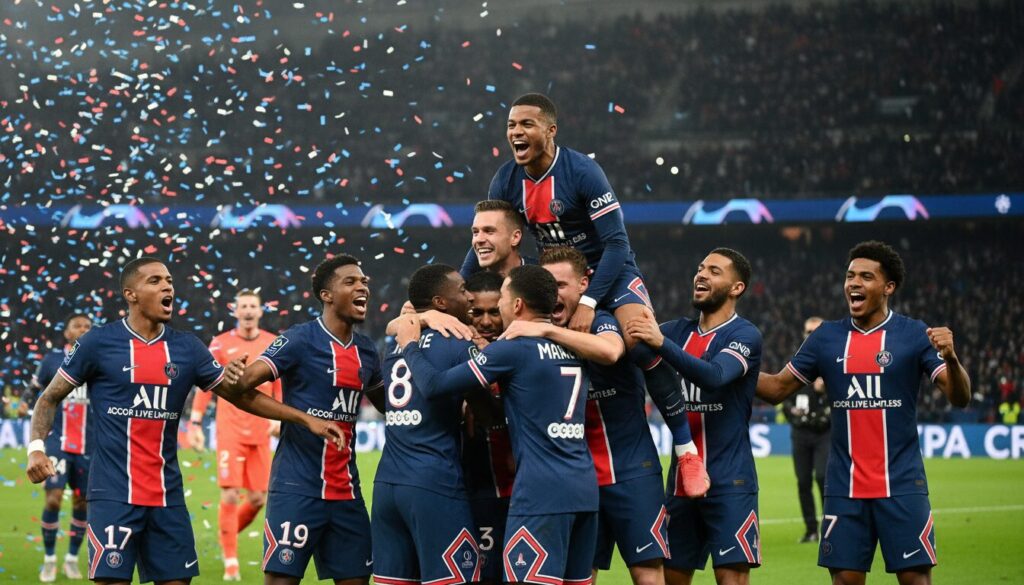 ligue 1 (j29) : le psg s'impose contre lens et décroche son 14e titre historique, confirmant sa domination en championnat.
