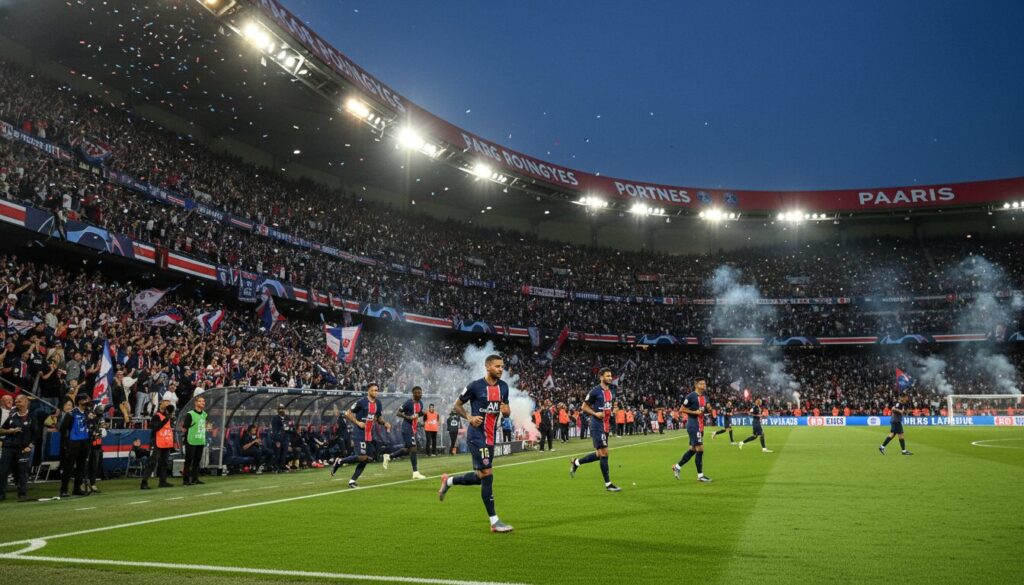 découvrez comment le psg crée l'événement en disputant un match mémorable sur la pelouse mythique du parc des princes lors de la ligue des champions.