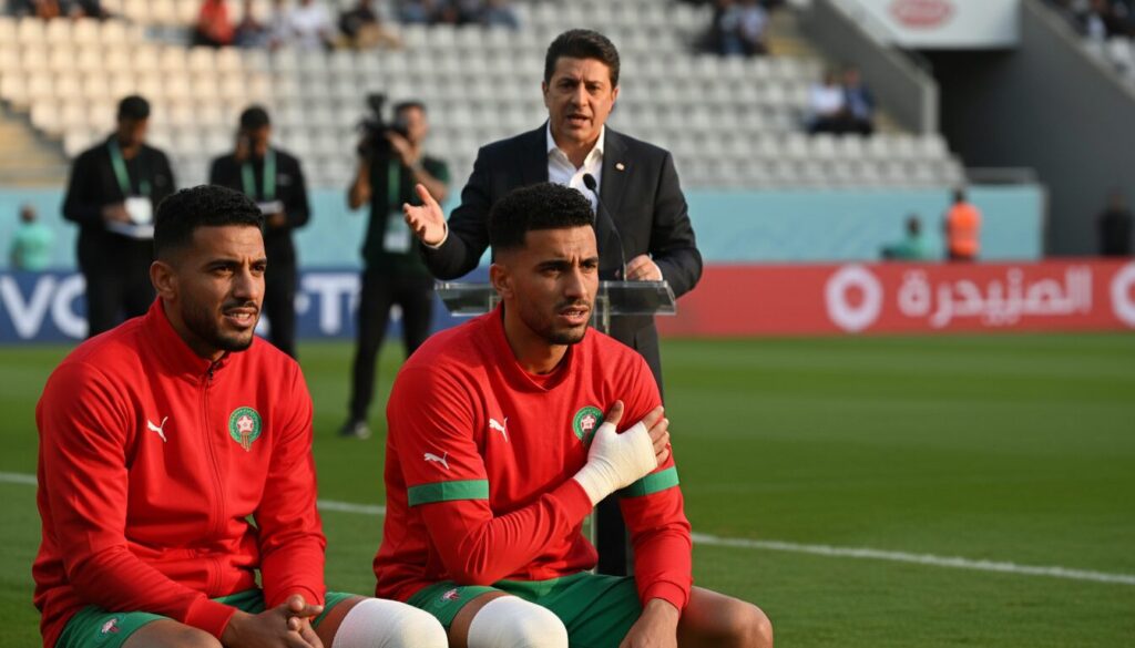 découvrez les dernières nouvelles sur la sélection marocaine : blessures de hakimi et aguerd, et les grandes orientations dévoilées par ouahbi pour la coupe.