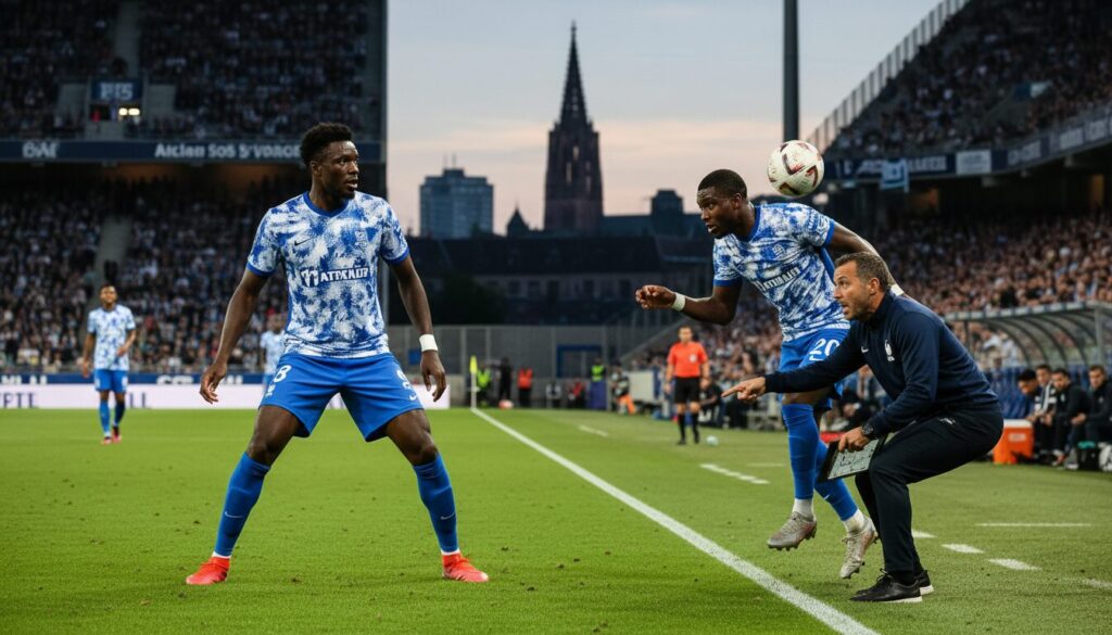 découvrez les opportunités et les défis rencontrés par noubissie, diémé et becker alors qu'ils tentent de conclure une saison cruciale à strasbourg.
