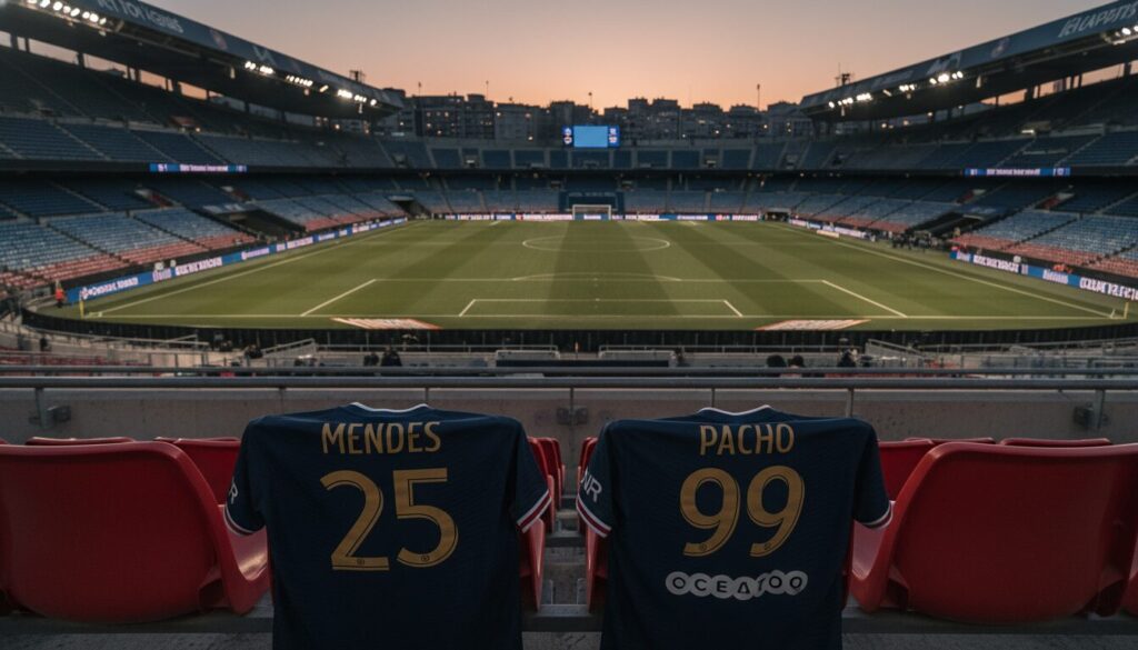 découvrez les raisons de l'absence de nuno mendes et pacho pour le prochain match du psg contre brest, et les impacts possibles sur l'équipe.