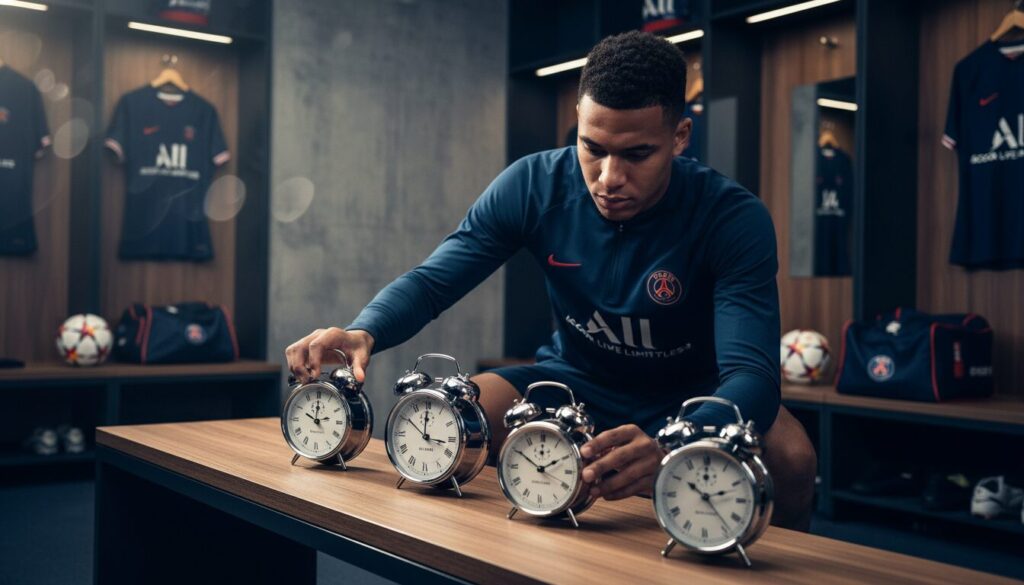 découvrez comment mbaye du psg a mis en place 5 réveils pour éviter les sanctions dans le vestiaire, une stratégie surprenante pour rester dans les bonnes grâces de l'équipe.