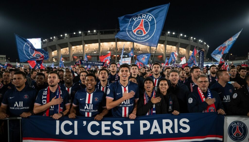 onze mois après, les supporters du psg retrouvent enfin l'ambiance unique de leur antre, toujours marqué par l'ombre emblématique du parc des princes.