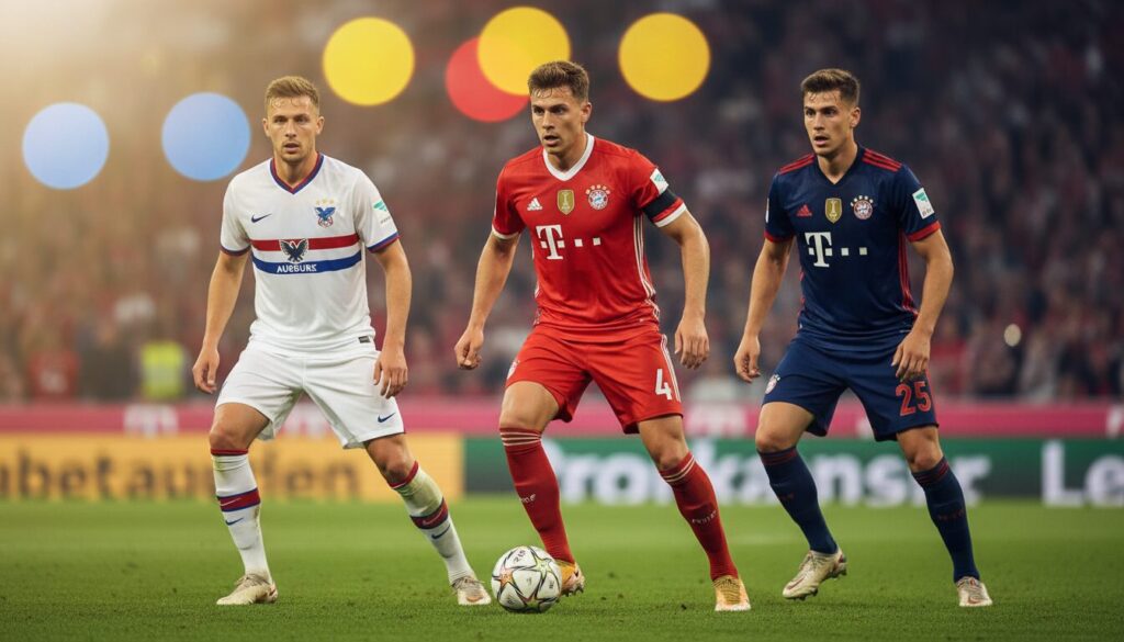 découvrez l'équipe type de la 33ème journée selon kicker, mettant en avant le trio d'augsbourg et le bayern, irrésistibles sur le terrain.